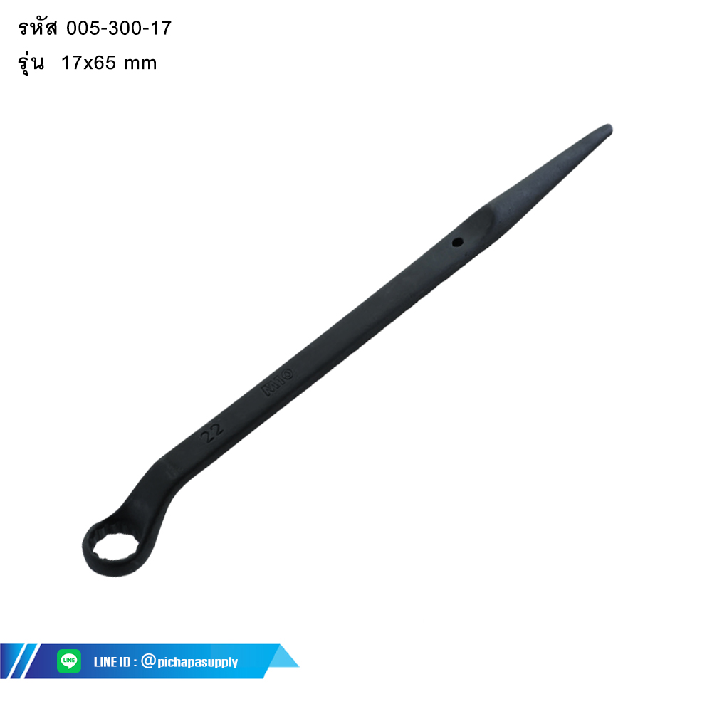 ประแจแหวนปลายแหลม 45o SINGLE END RING SPANNER