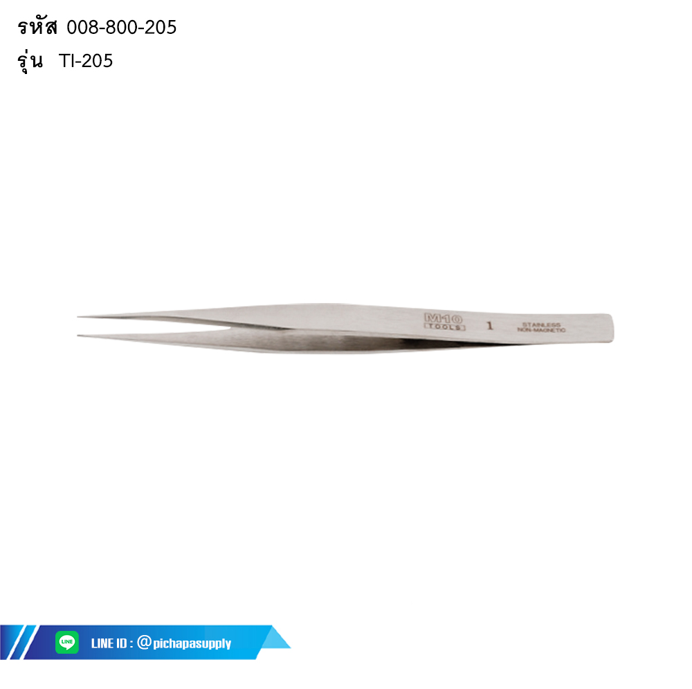 แหนบสแตนเลส ขัดเงา Tweezer - Needle Tip
