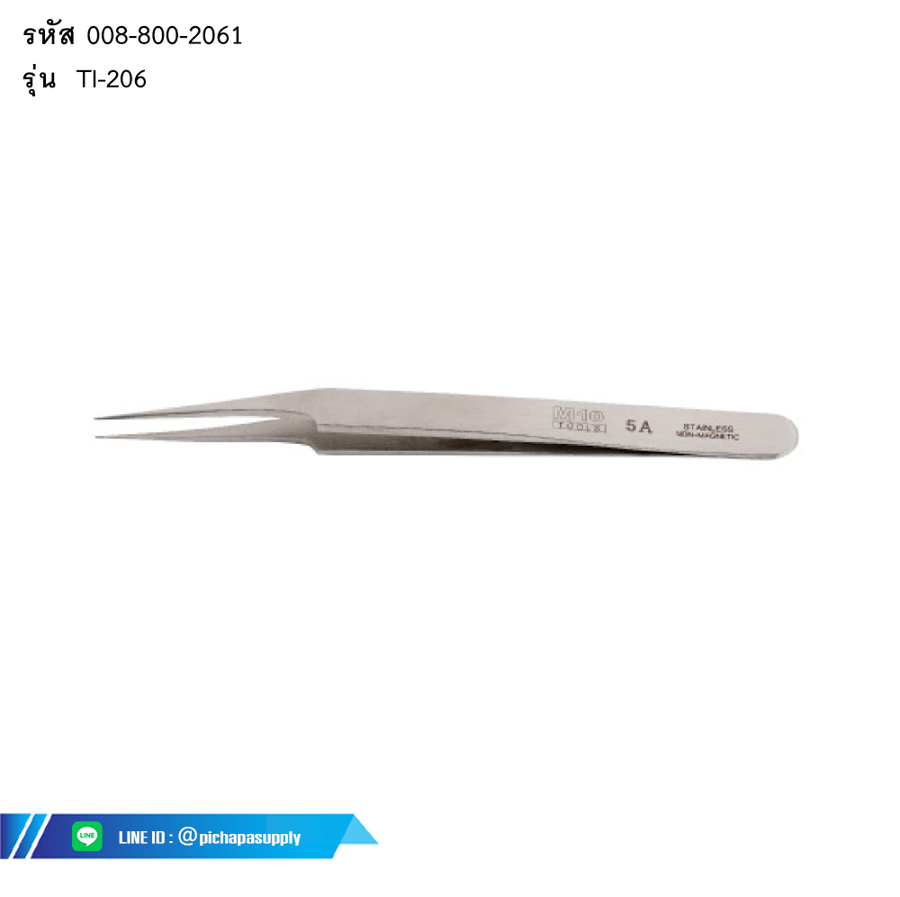 แหนบสแตนเลส ขัดเงา Tweezer - Bent Tip